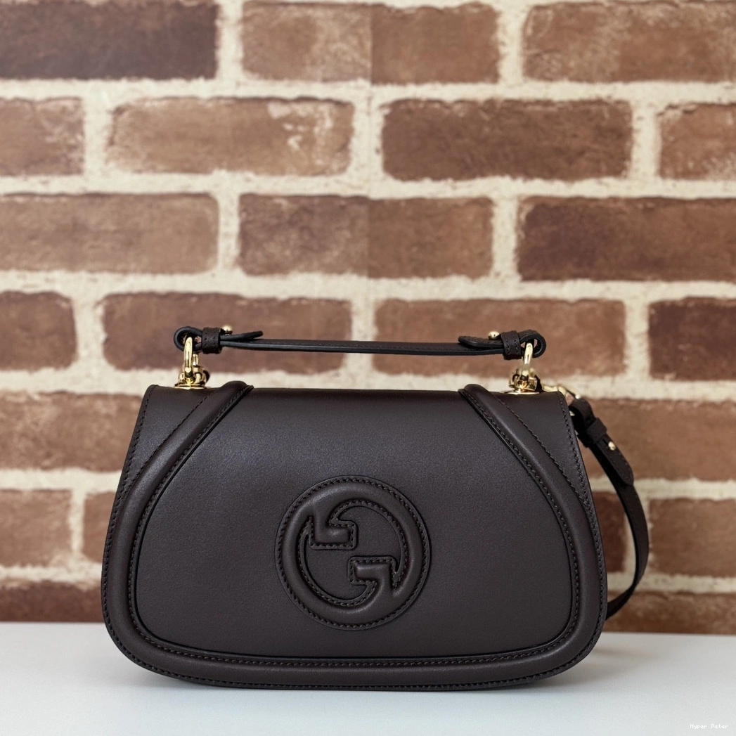Hyper Peter Gucci handle bag-27*17*7CM top Blondie small 0802